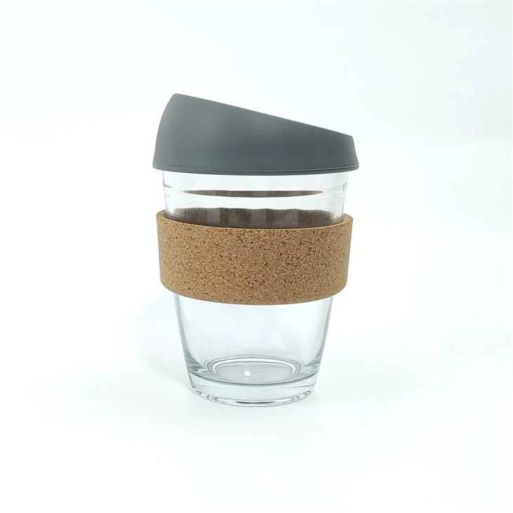 Glass Coffee Cup With Silicone Sleeve